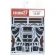 Carbon Decal for 1/20 Red Bull Racing Renault RB6 (for Tamiya kit)