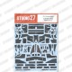 1/20 F1-2000 Carbon Decal for Tamiya kits