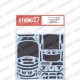 1/24 86 GT 2016 Carbon Decal for Aoshima kits