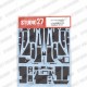 1/24 XJR-9 LM Carbon Decal for Tamiya kits