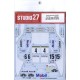 1/24 Toyota Celica GT-FOUR (ST165) Sweden 1989/1991/1992 Decals for Aoshima kit