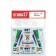 1/24 Toyota Corolla WRC "OMV" Monte 2002 Decals