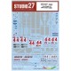 1/24 Ford GT #44 FIAGT1 2009 Decals for Simil'R kit #141002