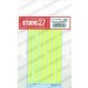 Line Decal: Fluorescent Yellow [5mm, 8mm]