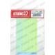 Line Decal: Fluorescent Yellow [1mm, 2mm, 3mm]