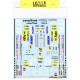 1/20 Ferrari 126 C2 Full Sponsor Decals for Fujimi kit