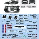 1/24 McLaren F1-GTR "Jacadi" #50 LeMans 1995 Decals for Fujimi kit