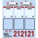 1/24 TA64 Safari option Decal for NuNu kits