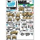 1/35 Decals for Balkan Peacekeepers #3 France 1er REC & 2eme REP,Panhard VBL,VAB,AMX-10RC