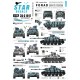 1/35 Decals for French AFVs FORAD Training Centre AMX-30 B2, AMX-30 B2 BRENNUS and VAB 4x4