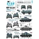 1/35 Decals for French AFVs FORAD Training Centre AMX-30 B2, AMX-30 B2 BRENNUS and VAB 4x4