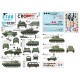 Decals for 1/35 Tanks & AFVs in Bosnia #4 - HVO (Croat) M-84, BRDM-2 2S1, M-60P, M53/70
