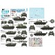 Decals for 1/35 Tanks in Prague 1968 - T-62A, PT-76 m/1951, PT-76B, T-34-85, ASU-85