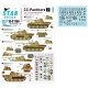 Decals for 1/35 SS Panthers #7 - 12 SS-Hitlerjugend Panther Ausf G of 12 SS-HJ 1944