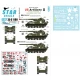 Decals for 1/35 Korean War - US Artillery #2 M40 155mm GMC Arkansas Long Toms