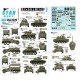 Decals for 1/35 Indochine #5: 1er Chasseurs M5A1 Stuart, M3A1 White SC, M8 HMC, M24 , M2