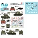 Decals for 1/35 M4A3E8 Sherman #4. Rice's Red Devils - 89th Battalion in Korea 1950-53