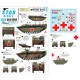 Decals for 1/35 British Tanks & AFVs in Holland. LVT-4 Buffalo, M29C Weasel.