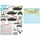 Decals for 1/35 Vietnam Vol. 4 - NVA North Vietnamese T-54 Tank Markings