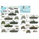 Decals for 1/35 Afghan Tanks T-62. Northern Alliance, Taliban & ANA. T-62A and T-62AM.
