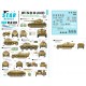 Decals for 1/35 Windhund # 1. PzKpfw IV Ausf J, SdKfz 234/1, BMW R75, 250/9 neu, 251/1 D