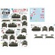 1/35 US M113 in Vietnam Decal #1 - 17th Cavalry M113A1 ACAV. Troop B, E, F, H