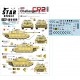 Decals for 1/48 Challenger 2 - CR2 Op.Telic - Invasion and occupation of Iraq 2003-2011