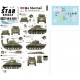 Decals for 1/48 US M4 Sherman. D-Day and France in 1944.