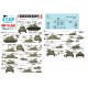 Decals for 1/72 Indochine #3: M24 Chaffee/Bison. 1er RCC. in Dien Bien Phu, RICM ...