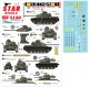 Decals for 1/72 Vietnam ARVN # 1. M24 Chaffee, M41 Walker Bulldog and M48A3 Patton