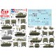 Decals for 1/72 Royal Artillery # 1. 75th D-Day. Sexton, Priest, Wolverine &amp; Achilles