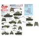 Decals for 1/72 Tanks & AFVs in Cuba #1 M4A3E8 Sherman, Comet, Staghound, Greyhound, M3A1