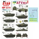 Decals for 1/72 War in Ukraine #2 Ukrainian AFVs 2022 war BRDM-2, BMP-1P, BMP-2