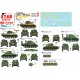 Decals for 1/72 US Pacific Battles - Iwo Jima. USMC M4A2 Sherman, M4A2, M4A3 Flame-tank