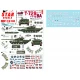 Decals for 1/72 War in Ukraine # 8. Russian T-72B (obr 1989) and T-72BA in 2022