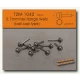 0.7mm Ball Cap Type Hex Flange Rivets (20pcs)