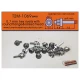 0.7mm Hex Rivets with Round Flange & Raised Head (20pcs) - Perfect on Cam Cover