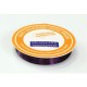 Soft Metallic Coloured Metal Wire - Dark Purple (Diameter: 0.6mm, Length: over 2.5m)