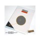 Twill Weave Carbon Fiber (L) Silver/Black (Size: 135mm x 198mm)