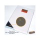 Twill Weave Carbon Fiber (M) Golden/Black (Size: 135mm x 198mm) 
