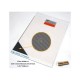 Twill Weave Carbon Fiber (S) Silver/Black (Size: 135mm x 198mm)