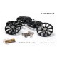 1/24 20inch OZ Michelangelo II PL Wheels set (Simplified Version)