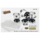 1/24 20inch PIAA F301 Wheels set (Deluxe Version)
