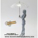 1/12 Paddock Girl with Umbrella - Posture B (1 Figure+Umbrella)
