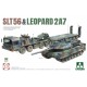 1/72 SLT56 Franziska Tractor &amp; Leopard 2A7 Main Battle Tank (2 kits)