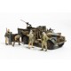 1/35 British LRDG Command Car in North Africa with Figures (Command Car+7 Figures)