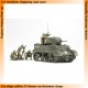 1/35 US Light Tank M5A1-"Pursuit Operation" w/4 Figures