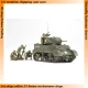 1/35 US Light Tank M5A1-"Pursuit Operation" w/4 Figures