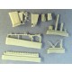 1/35 Shelling Equipment AA Machine Gun Mount & Machine Gun MG-34 Set