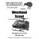 1/72 Westland Scout Canopy for Airfix kits
